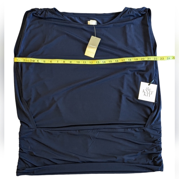 NWT - Chico's KNIT KIT Banded Top Size 3 - Picture 16 of 16